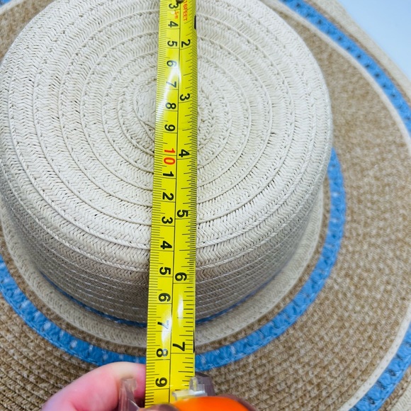 NWT QUAGGA Hat 4.5” brim, light blue and tan - Picture 2 of 15